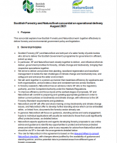 Scottish Forestry and NatureScot concordat 2021